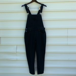 Boohoo Blue Size 4 Black Denim Overalls